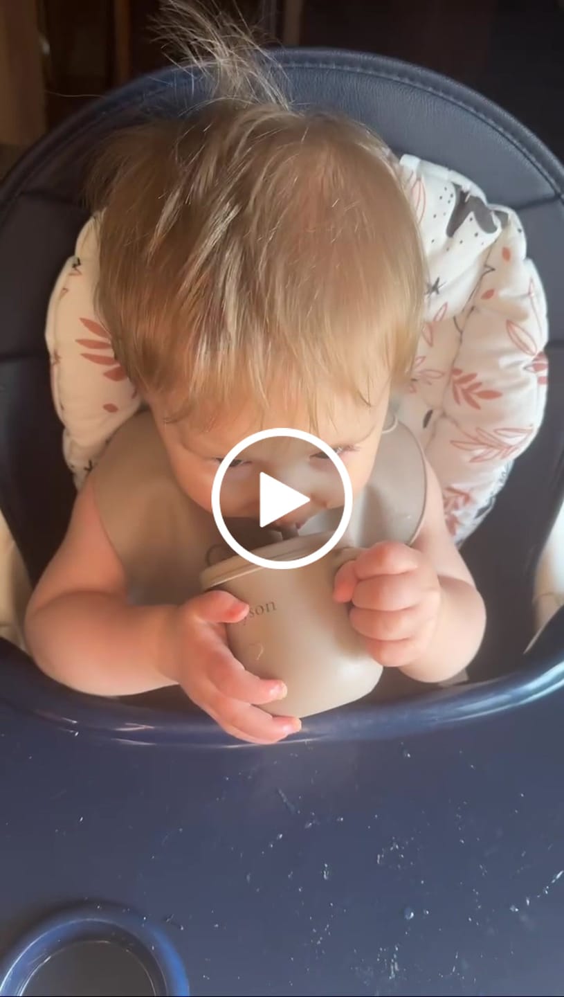 Customer video review of Noah + Nori™ Personalized Baby Feeding Set