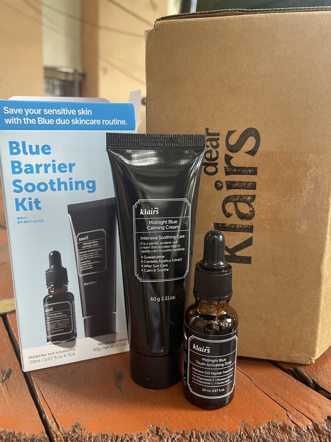 Customer photo review of Midnight Blue Barrier Kit (2.78 Fl Oz (Pack of 1))