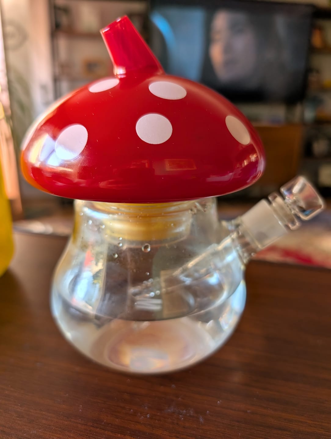 Customer photo review of Sporeo – Mushroom Mini Bong