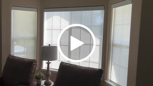 Customer video review of SmartWings Motorized Light Filtering Solar Shades 1%/3%/5% Openness Aventus