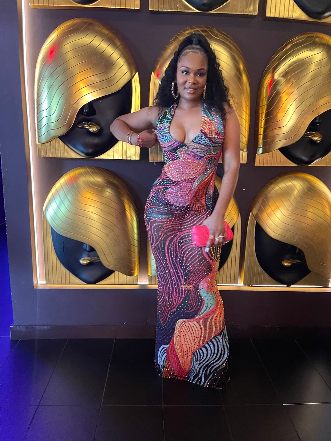 Customer photo review of Pure Fortune Maxi Dress (Ready To Ship)