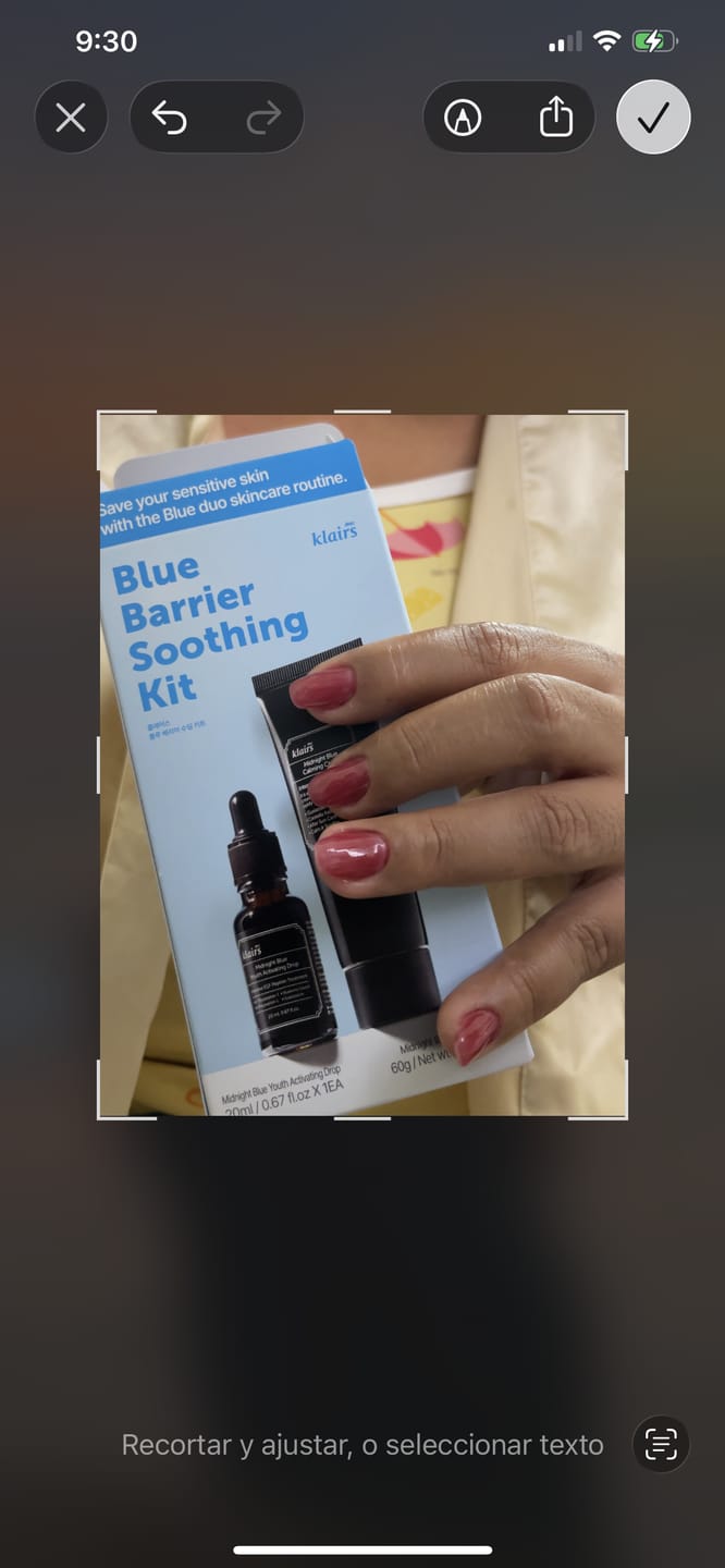 Customer photo review of Midnight Blue Barrier Kit (2.78 Fl Oz (Pack of 1))