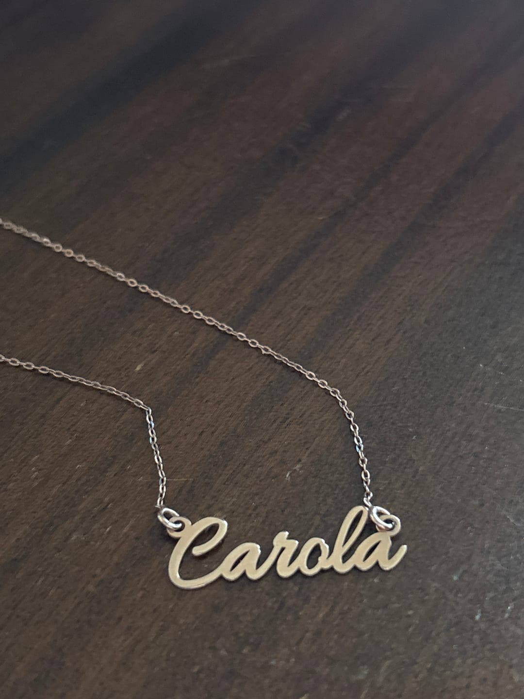 Customer photo review of Collana Nome