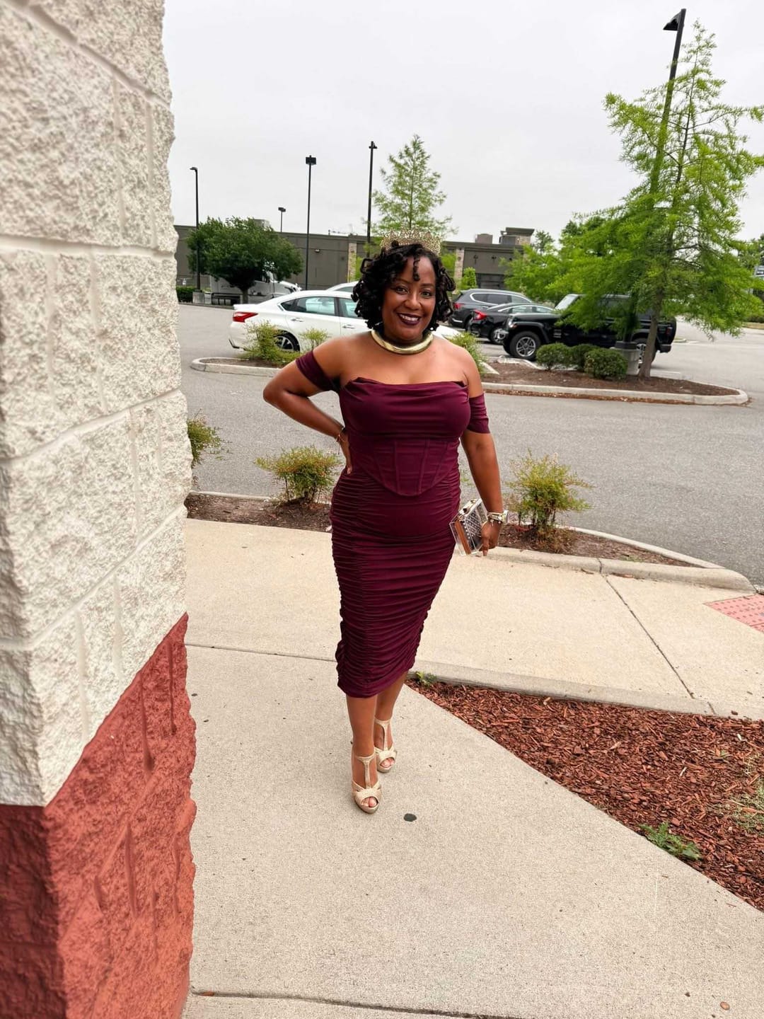 Customer photo review of Scarlett Midi Dress