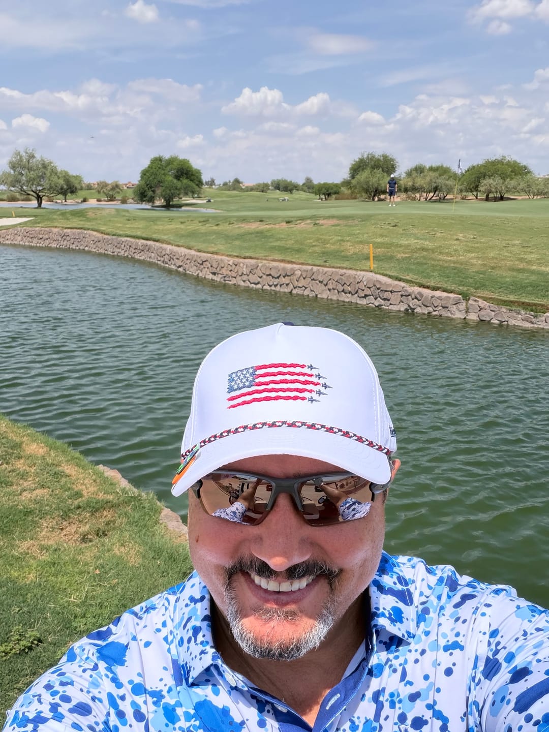 Customer photo review of USA Hat White