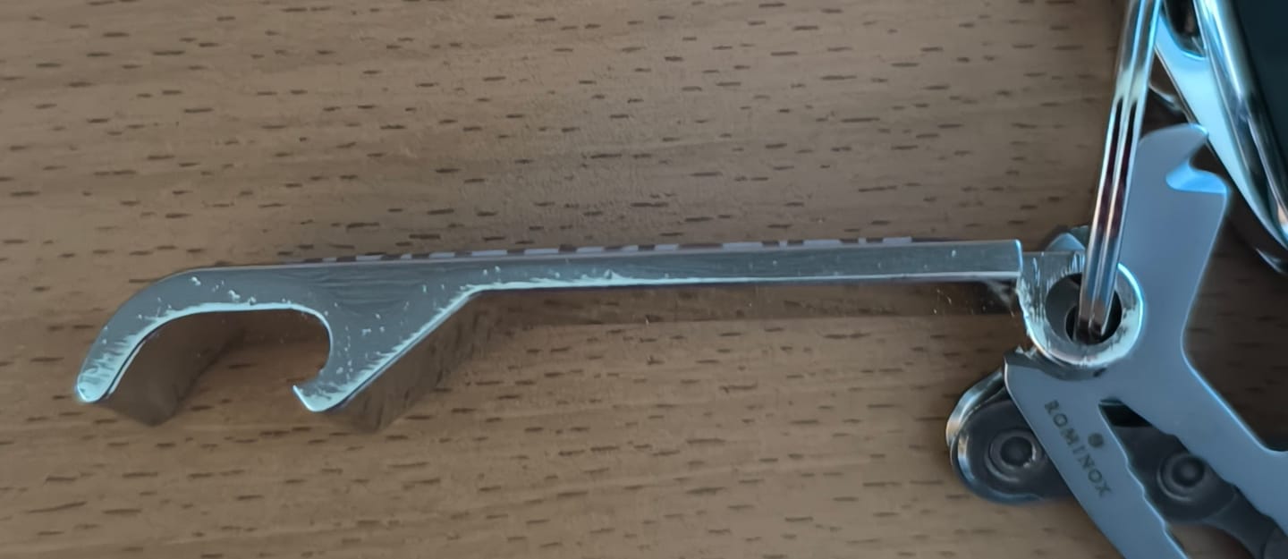 Customer photo review of Kennzeichen Schlüsselanhänger mit Flaschenöffner – Mini Nummernschild Metall