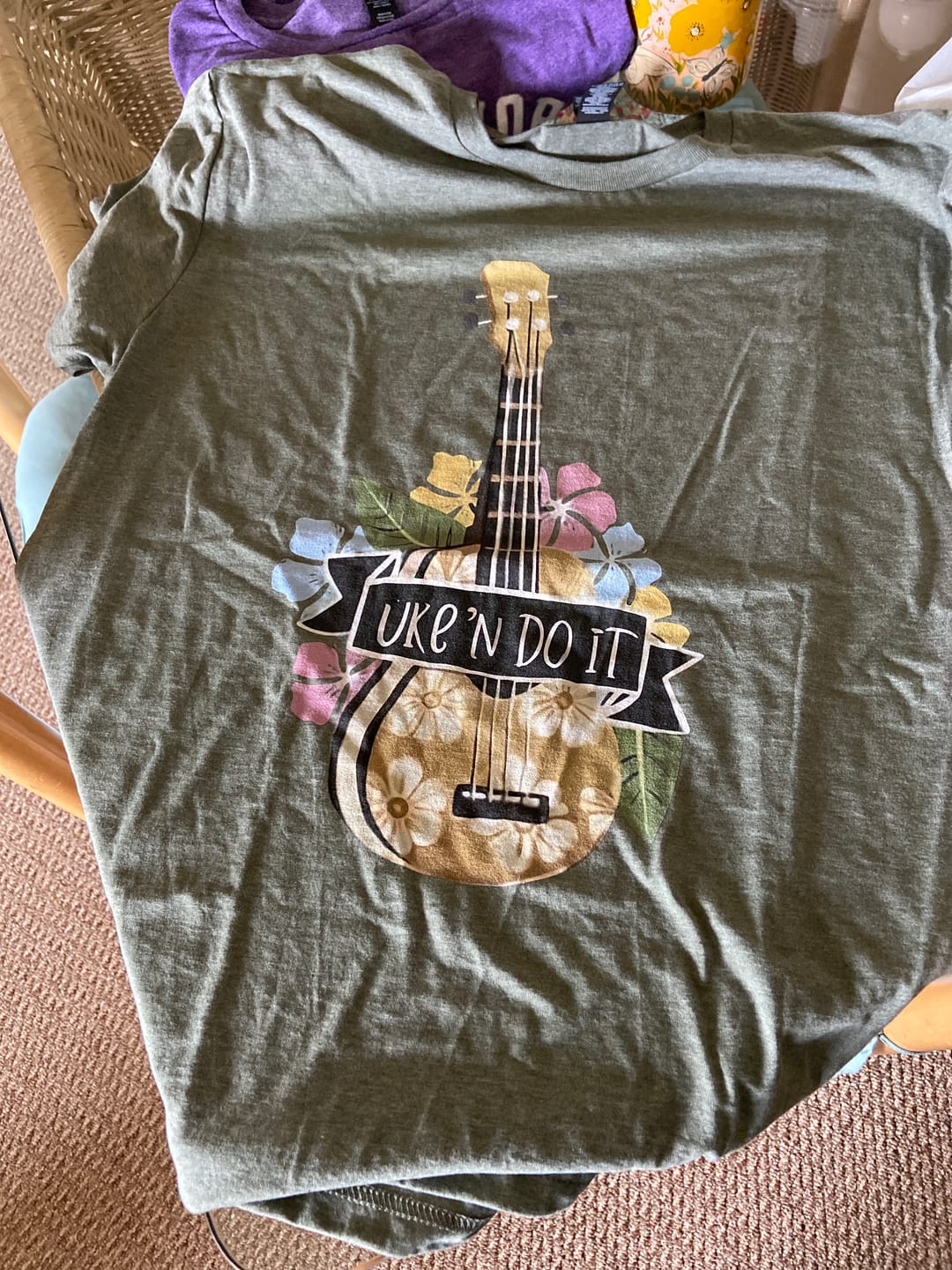 Customer photo review of Uke 'N Do It T-Shirt