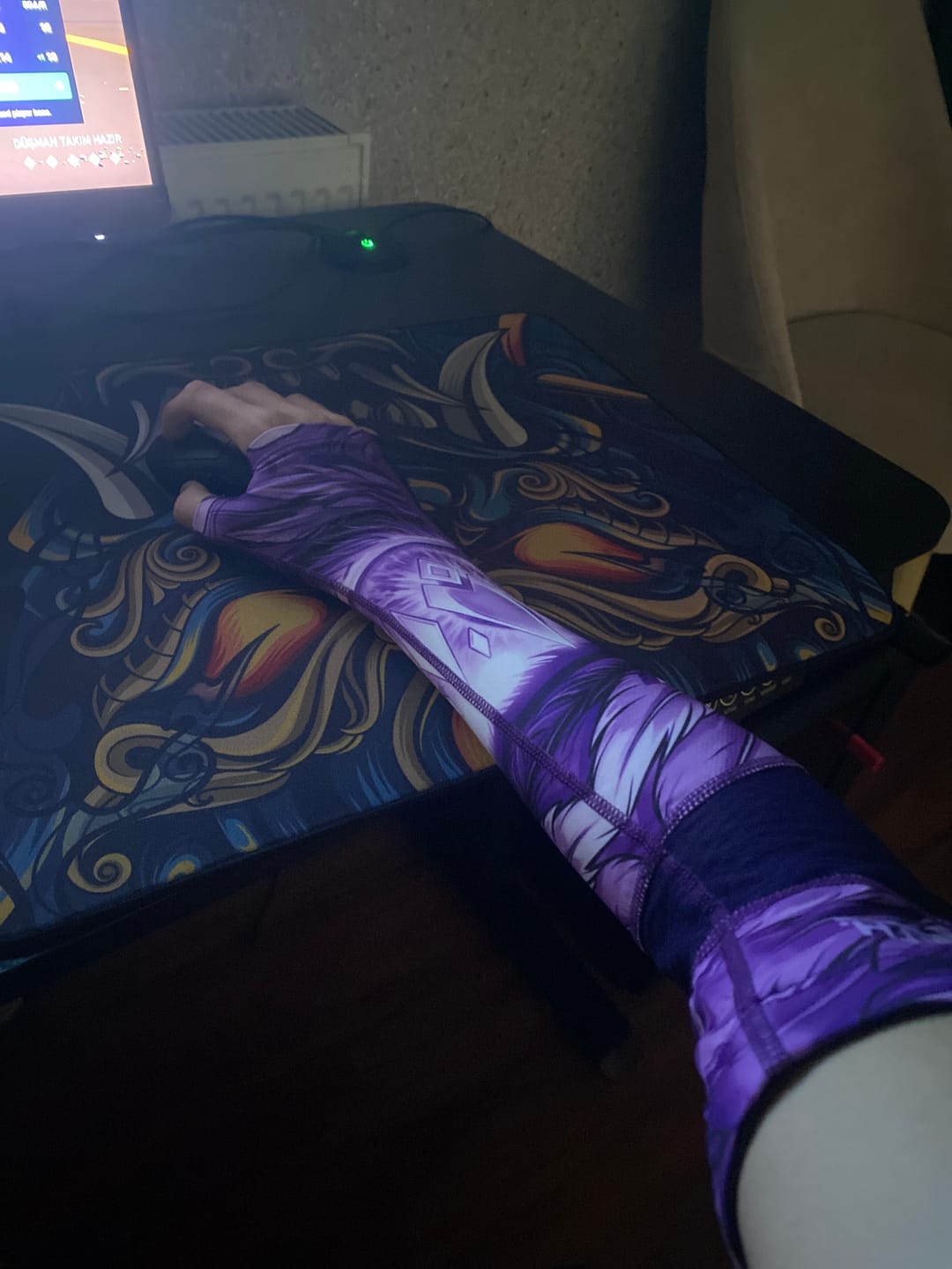Customer photo review of Wraith Esports [BBL Edition] Arm Sleeve