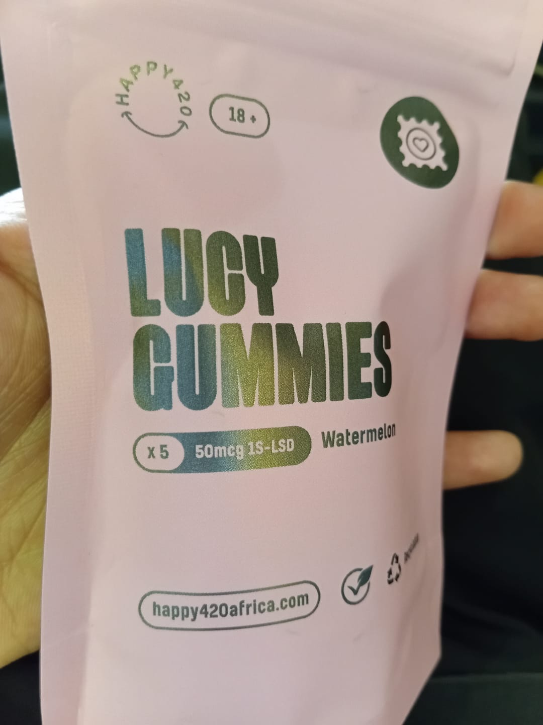 Customer photo review of Lucy Gummies - Watermelon