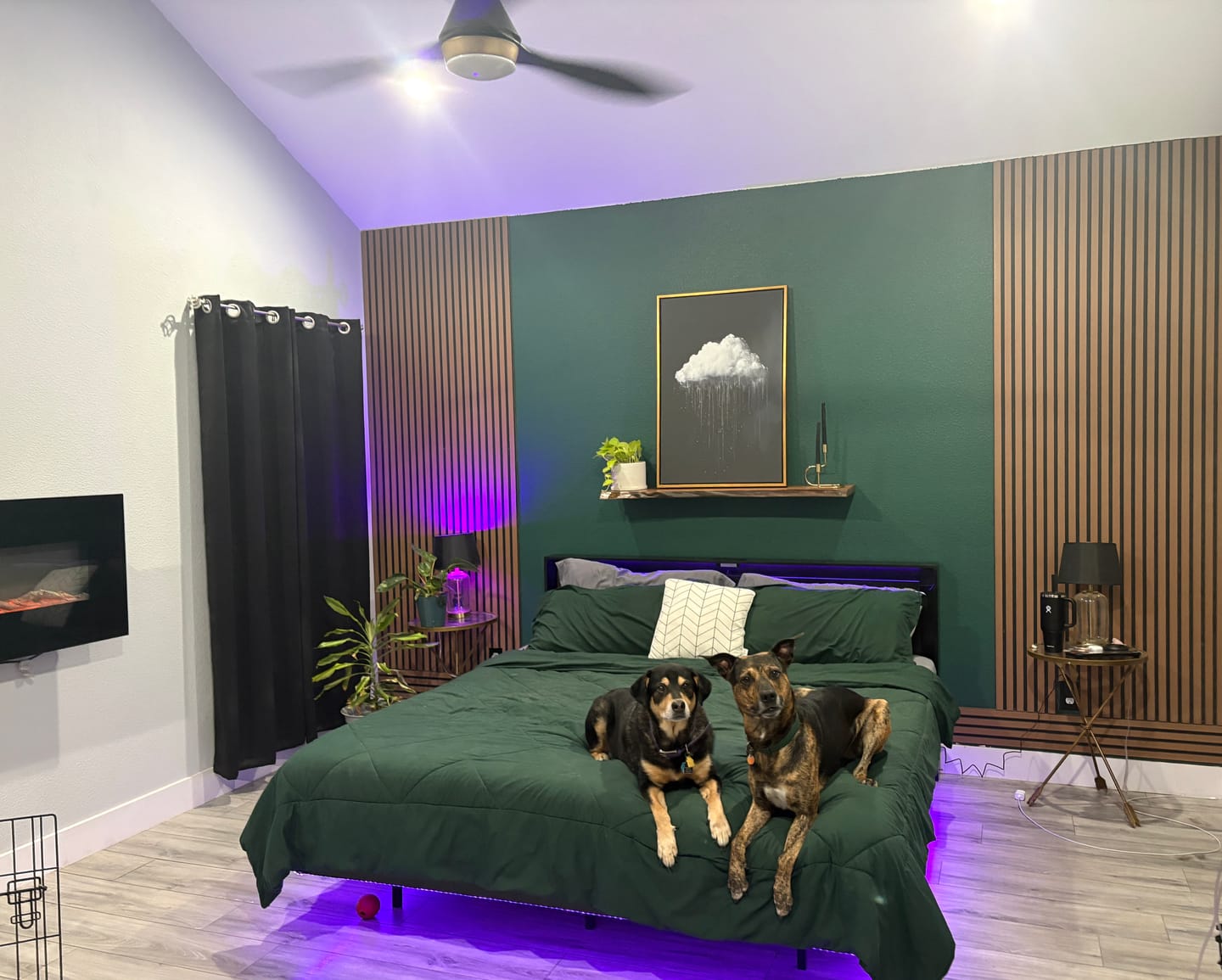 Customer photo review of Midnight Rain Print