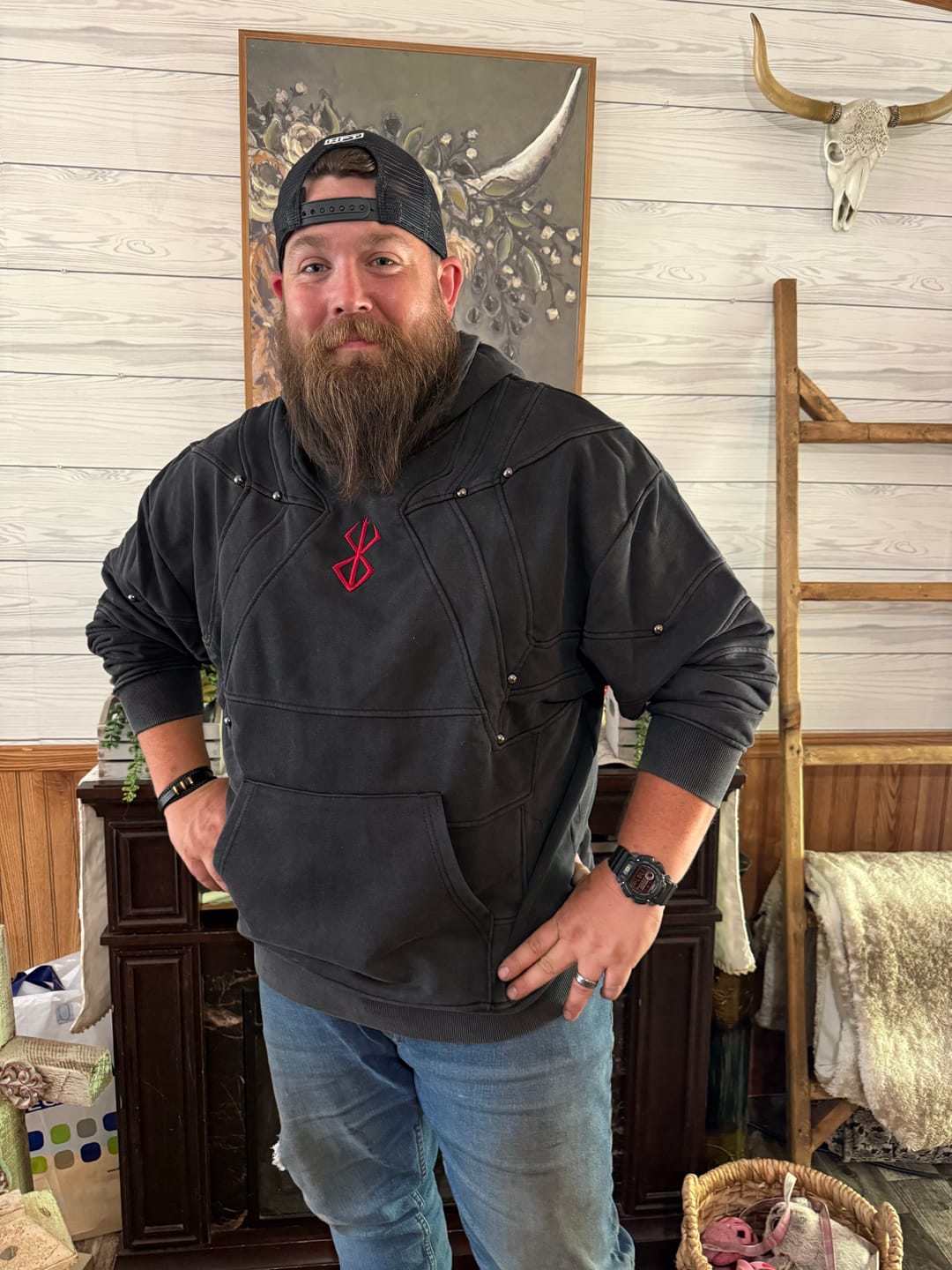 Customer photo review of Tormented Armor Hoodie