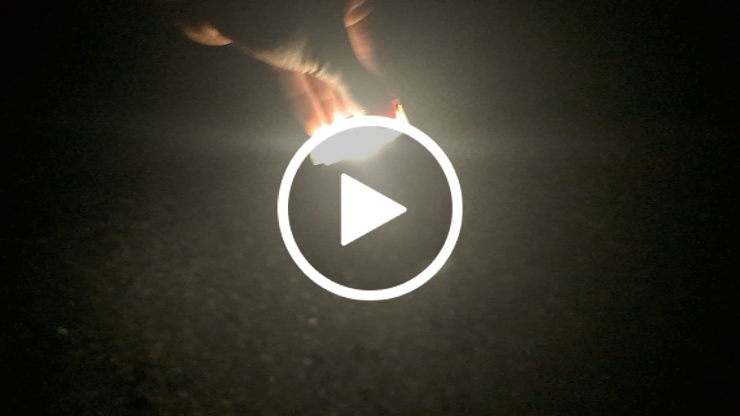 Customer video review of RovyVon Aurora A5 GITD Keychain EDC Flashlight 6500K, Red/White