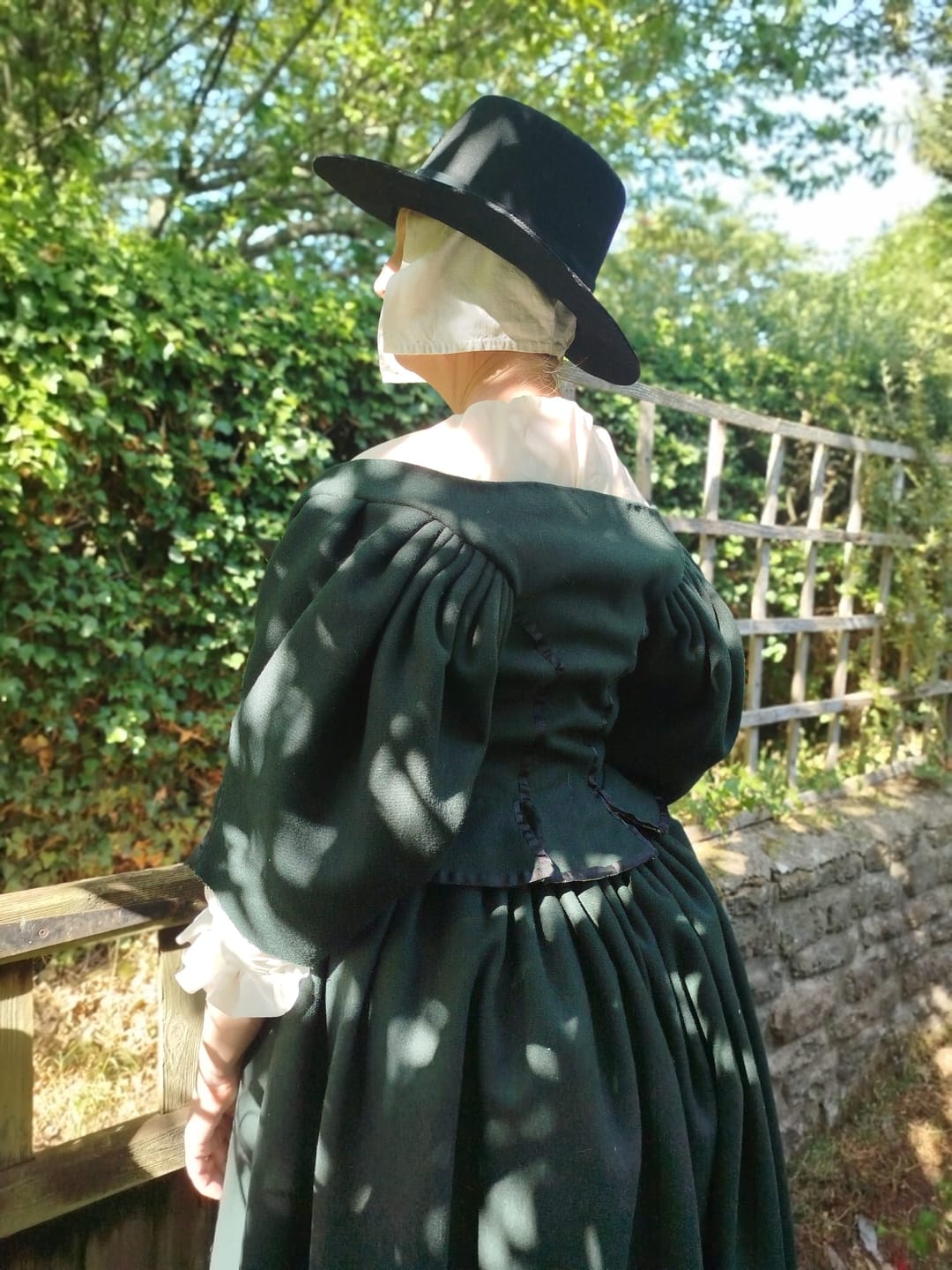 Customer photo review of Plain Wool Blend Fabric