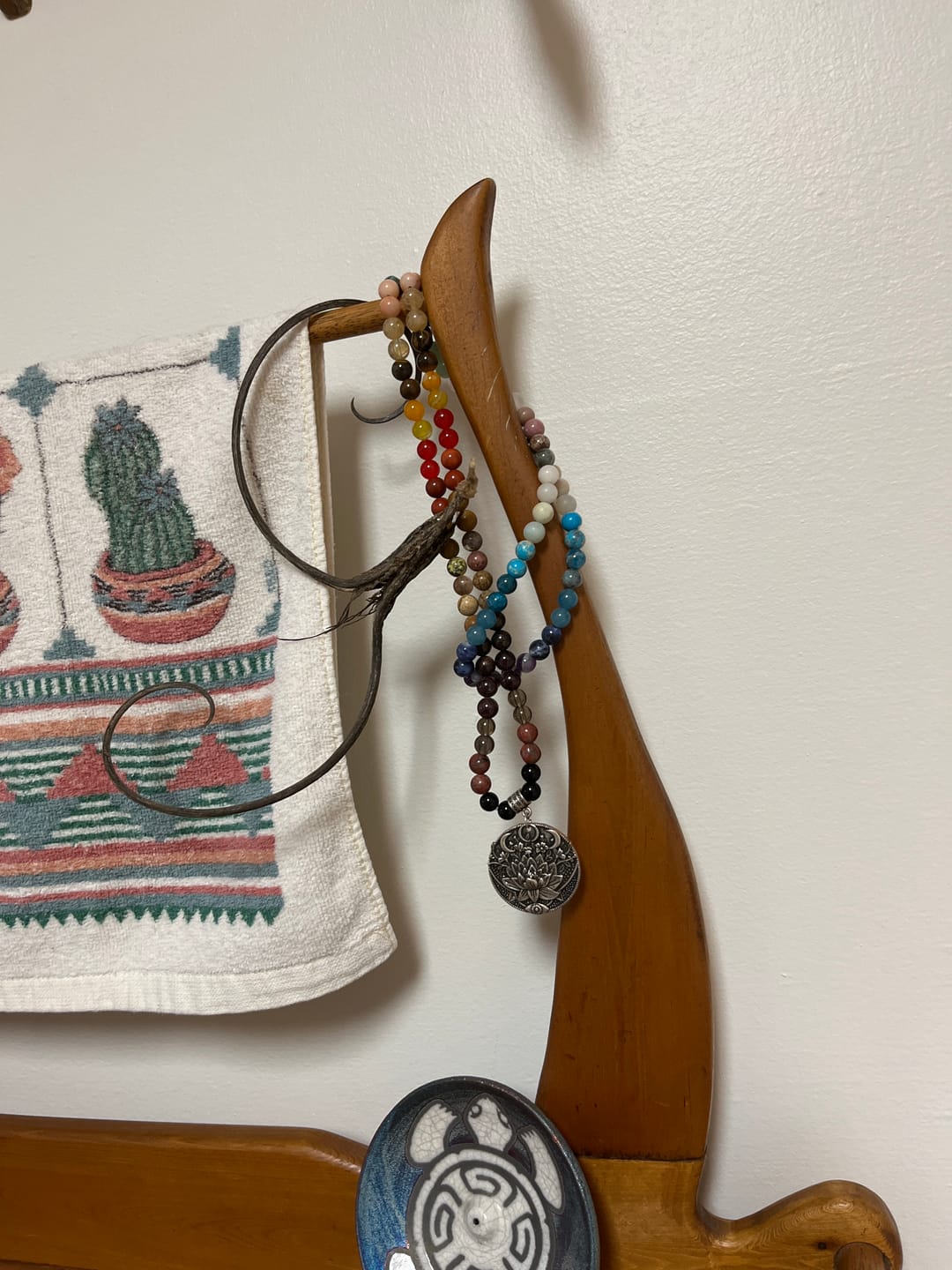 Customer photo review of 7 Chakra Gemstone Mala Bead
