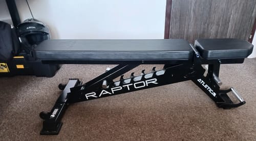 Customer photo review of Raptor Max | Adjustable Weight Bench
