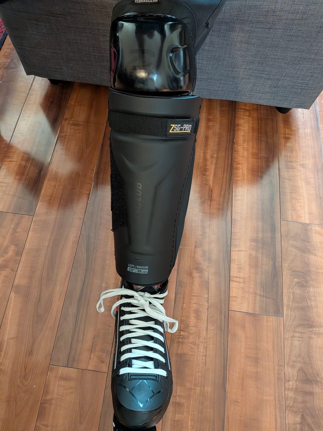 Customer photo review of ZSG-PRO HOCKEY REFEREE SHIN GUARDS