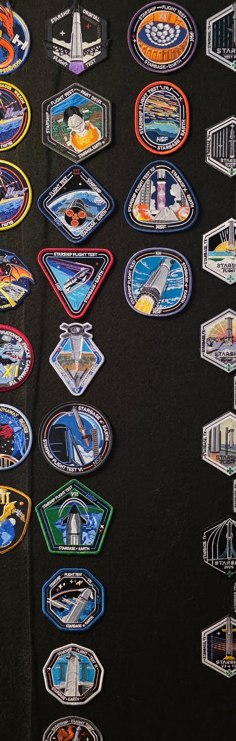 Customer photo review of SpaceX Starship Flight 13 - Collectors Patch