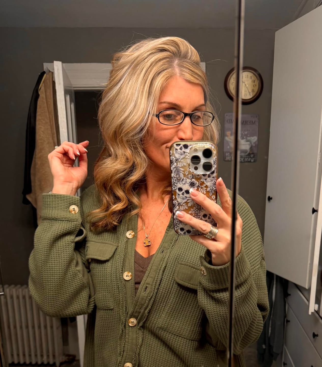 Customer photo review of auvora™ Waffle Knit Shacket