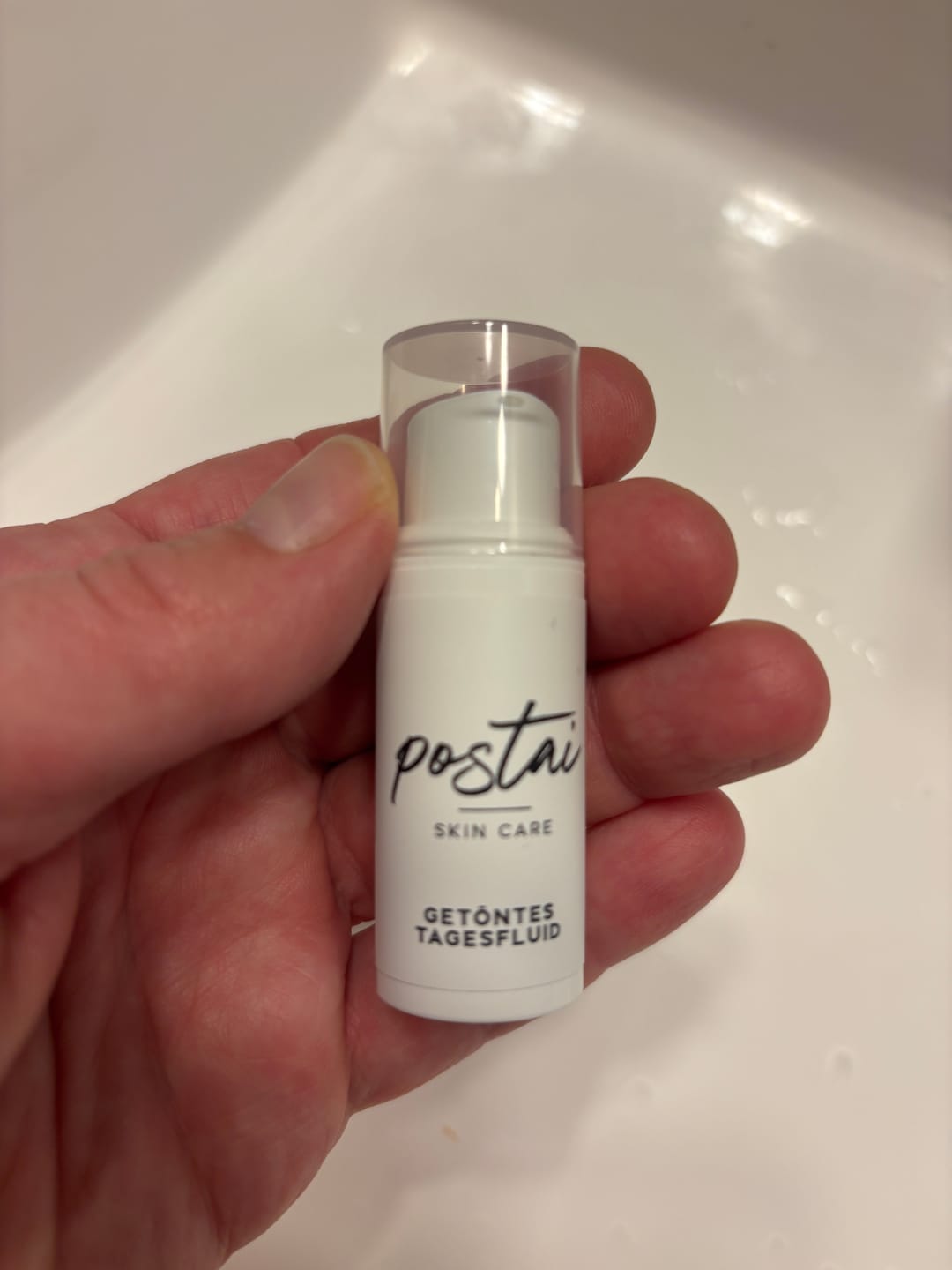 Customer photo review of Getöntes Tagesfluid