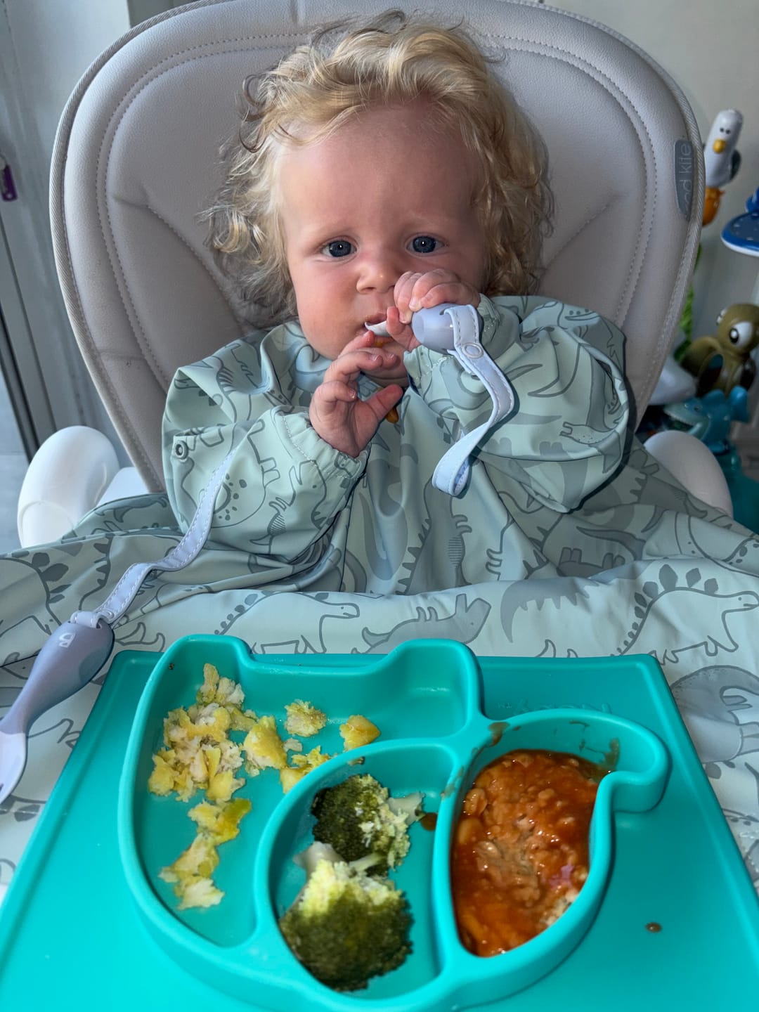 Customer photo review of NEW Attachable Weaning Cutlery
