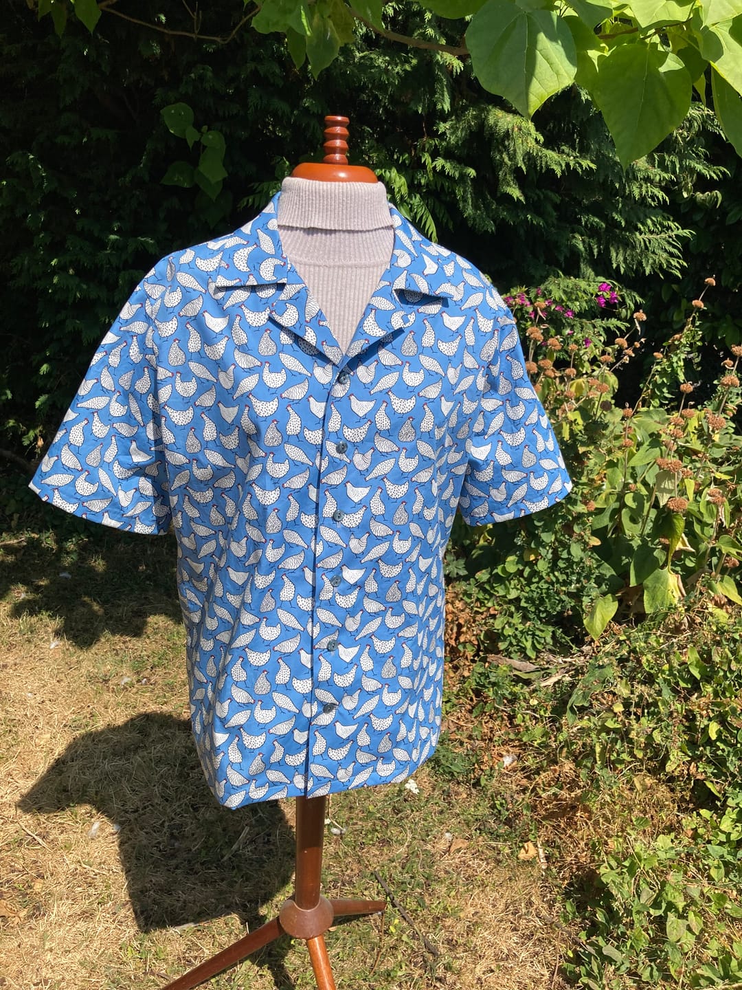 Customer photo review of Hens Rose & Hubble Cotton Poplin Fabric