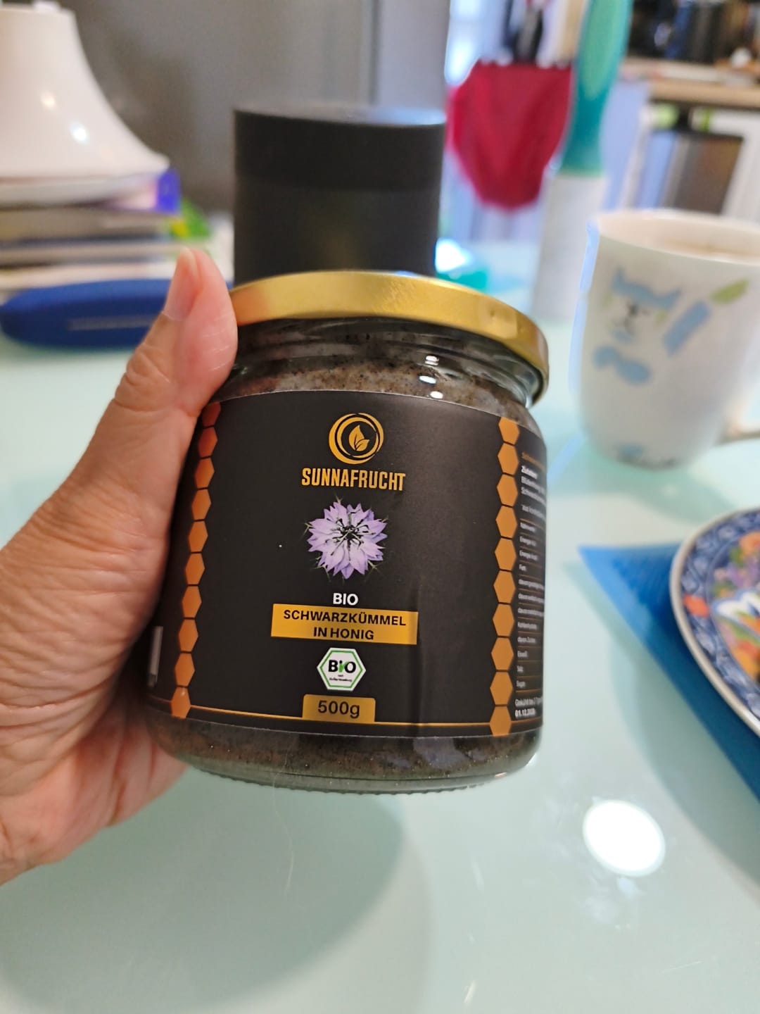 Customer photo review of Bio Schwarzkümmel in Honig | 500g