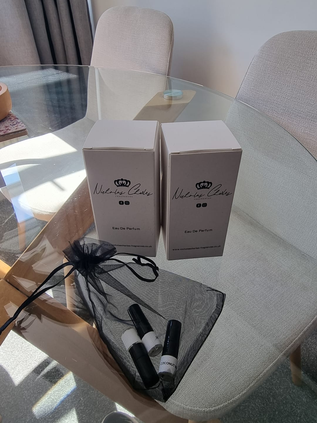 Customer photo review of 2 x 100ml Designer Inspired Fragrance Bundle | Eau De Parfum