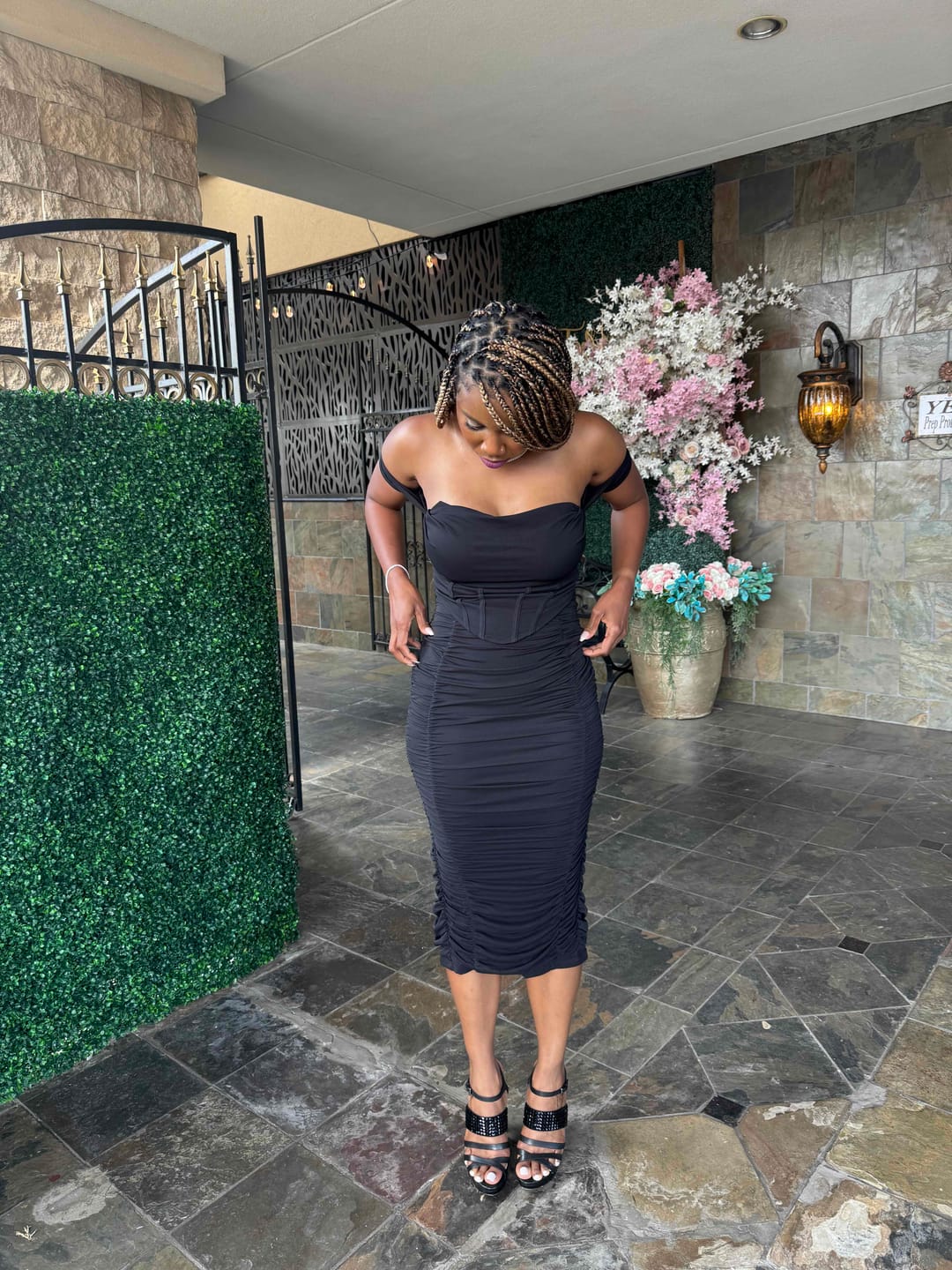 Customer photo review of Scarlett Midi Dress
