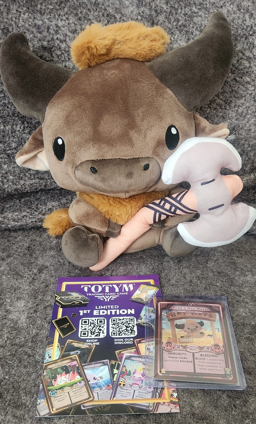 Customer photo review of Brax | Minotaur Plush 🐂
