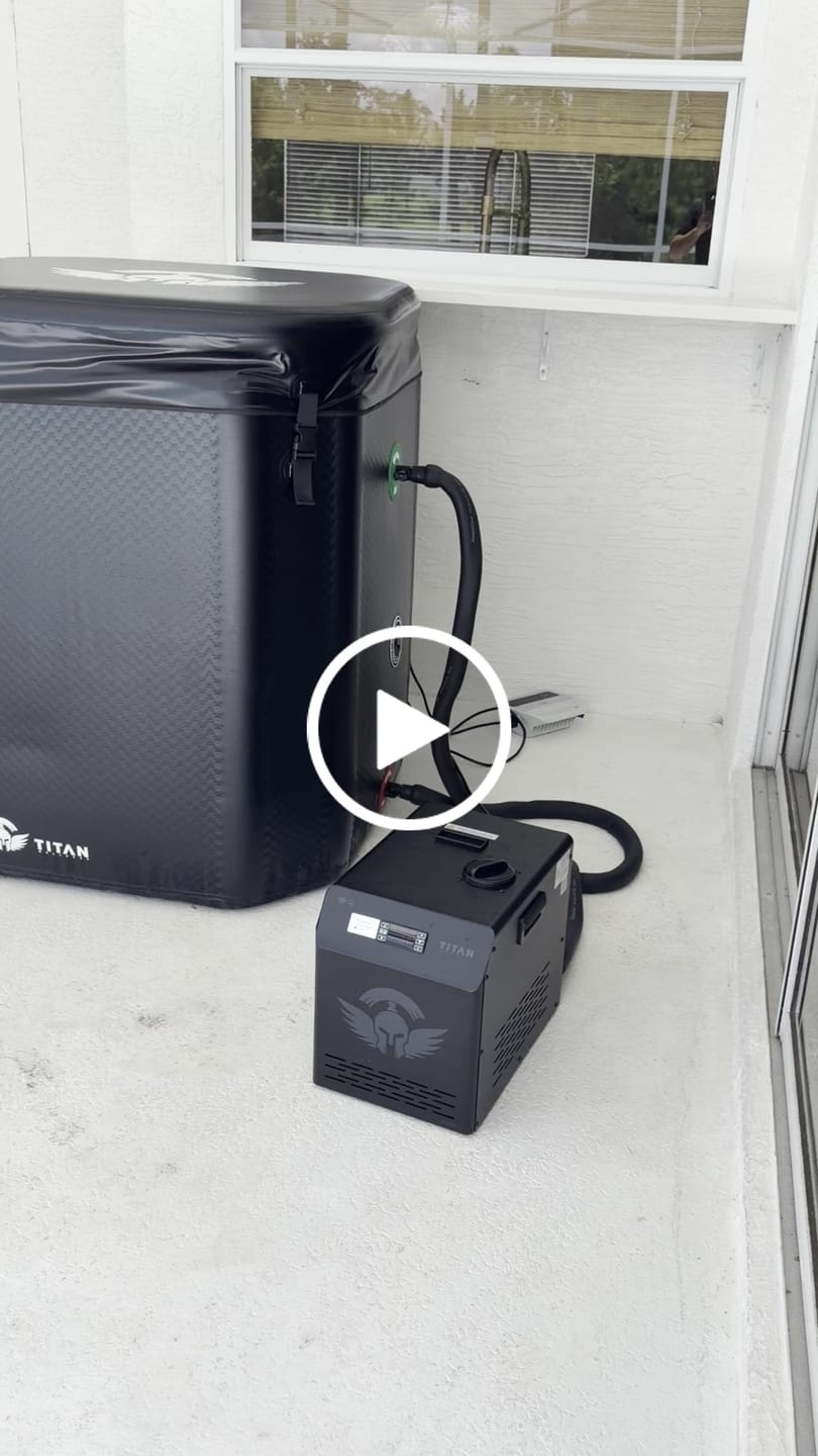 Customer video review of All-in-one 1/3 HP Universal Cold Plunge Chiller Gen V