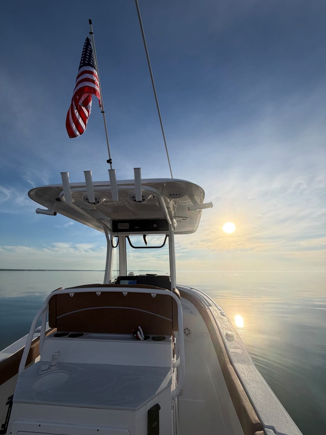 Customer photo review of 16" x 24" Boat Flag Set