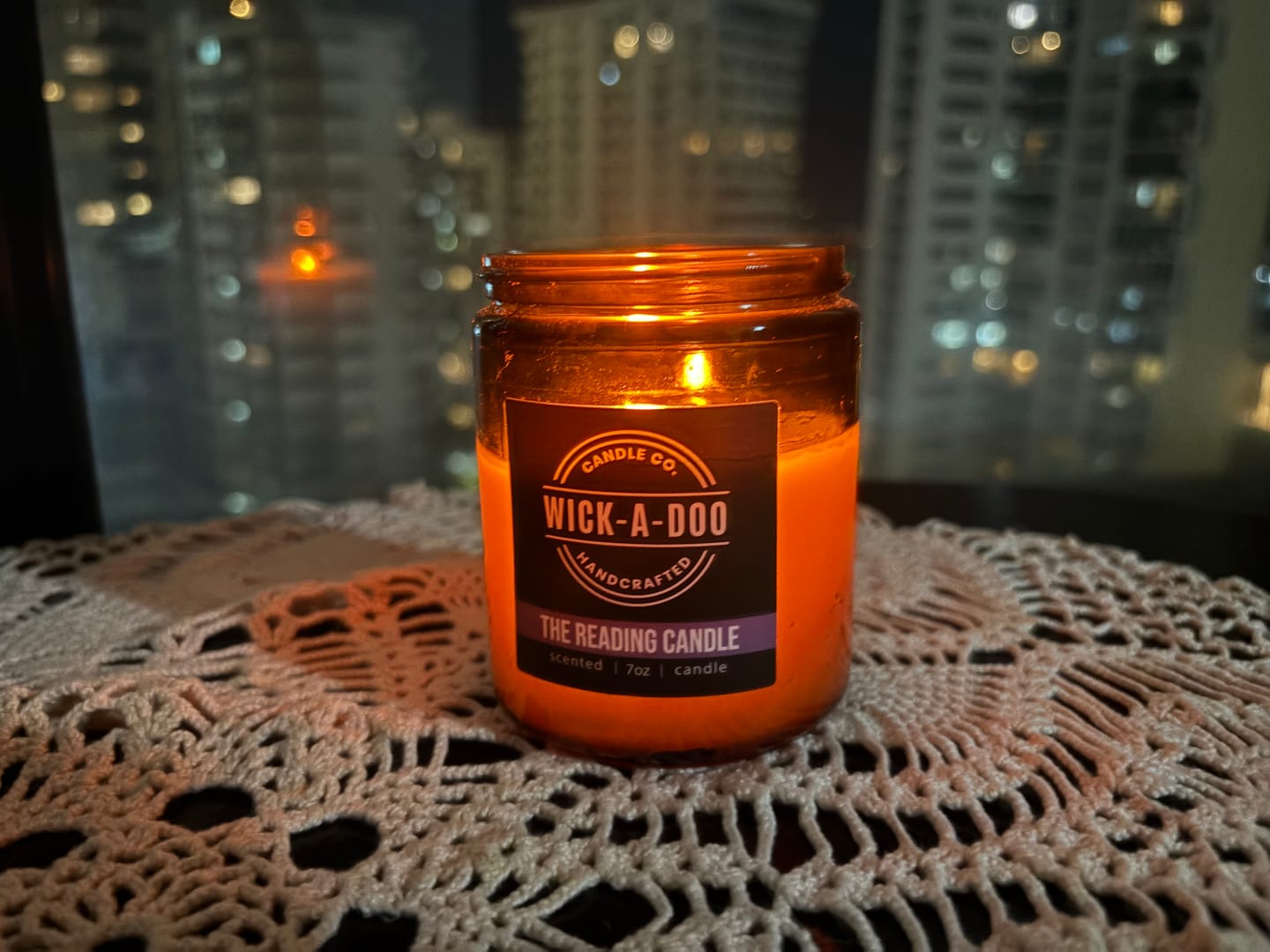 Customer photo review of The Reading Candle