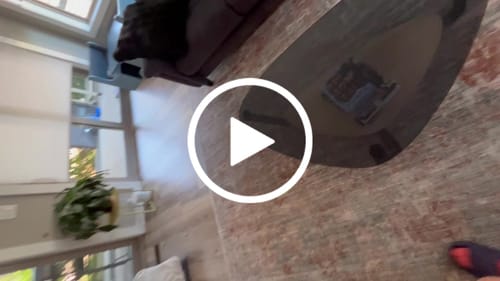 Customer video review of SmartWings Motorized Light Filtering Roller Shades 70% Blackout Safari
