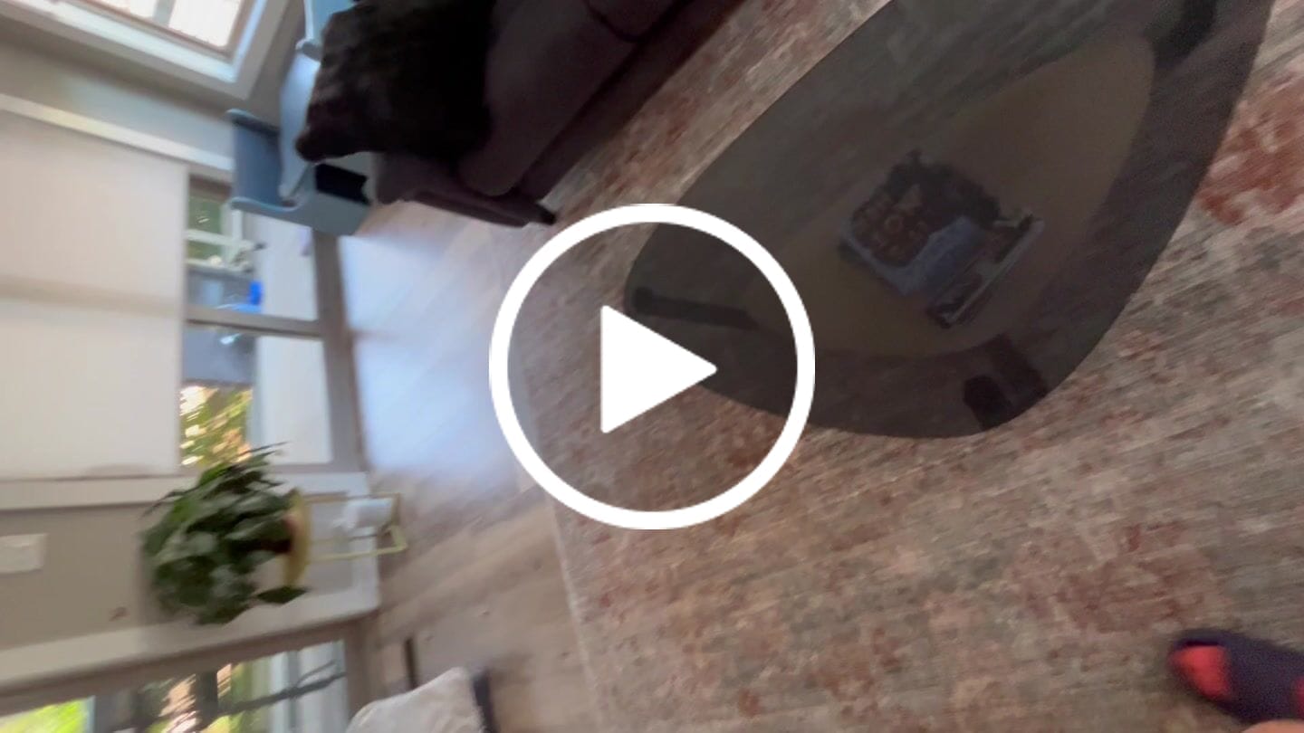Customer video review of SmartWings Motorized Light Filtering Roller Shades 70% Blackout Safari