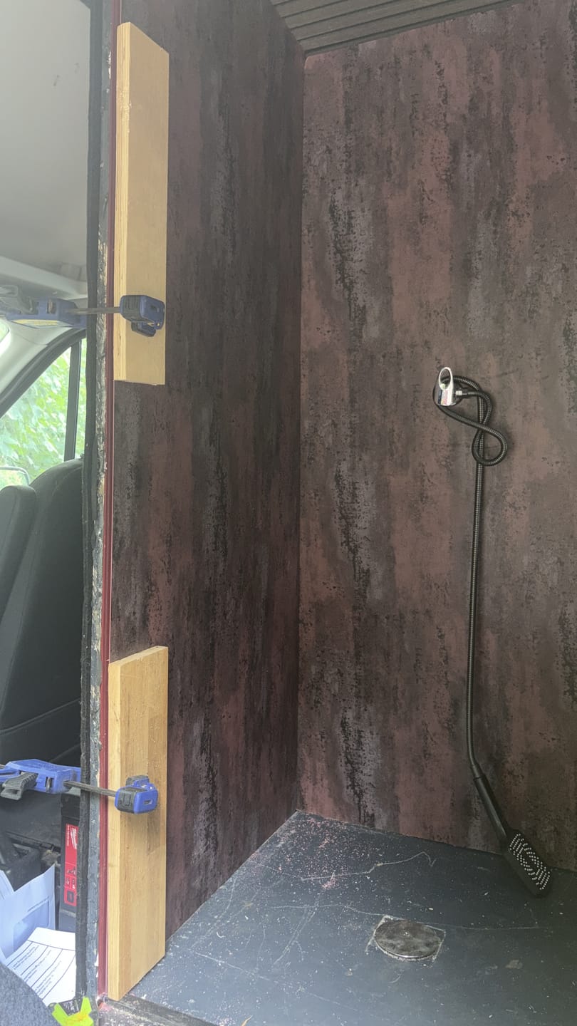 Customer photo review of 10mm Copper Retro Metallic Matt Shower Panel 1M x 2.4M