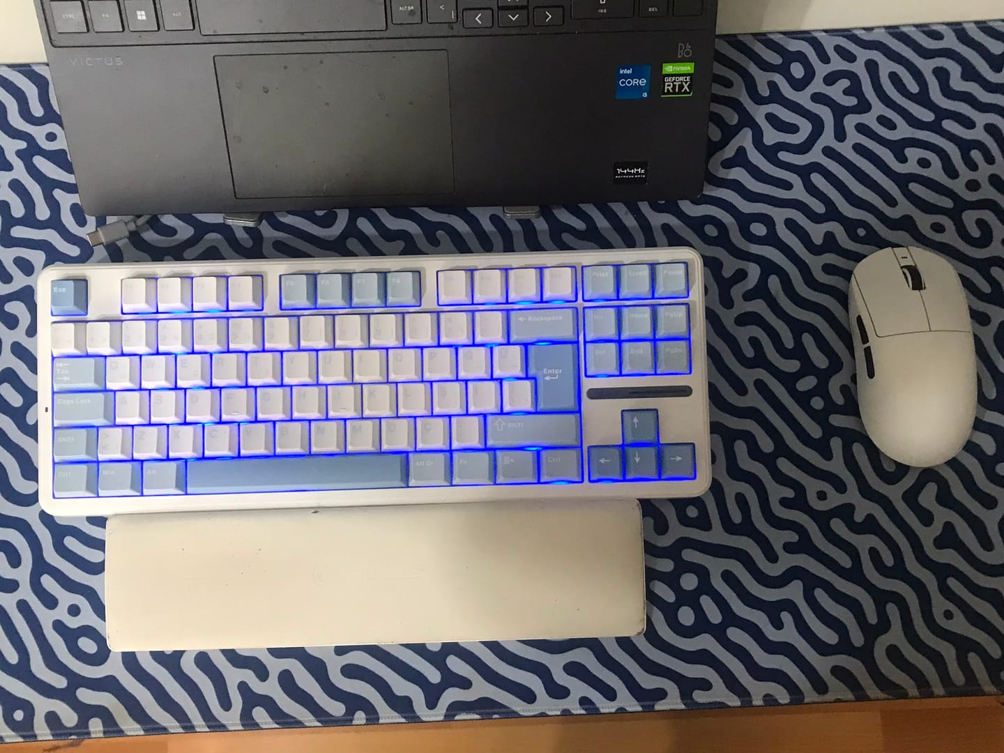 Customer photo review of Wraith Studio Jungle Maze Deskmat