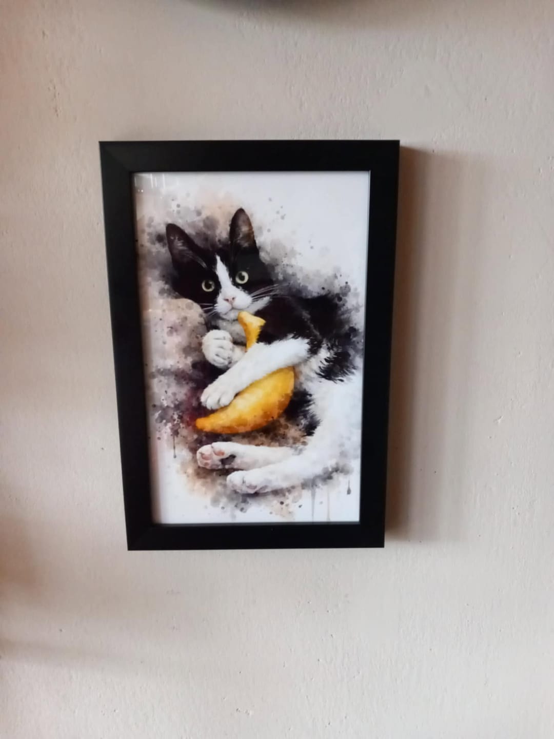 Customer photo review of Personalisiertes Poster - Aquarell Realistisches Porträt