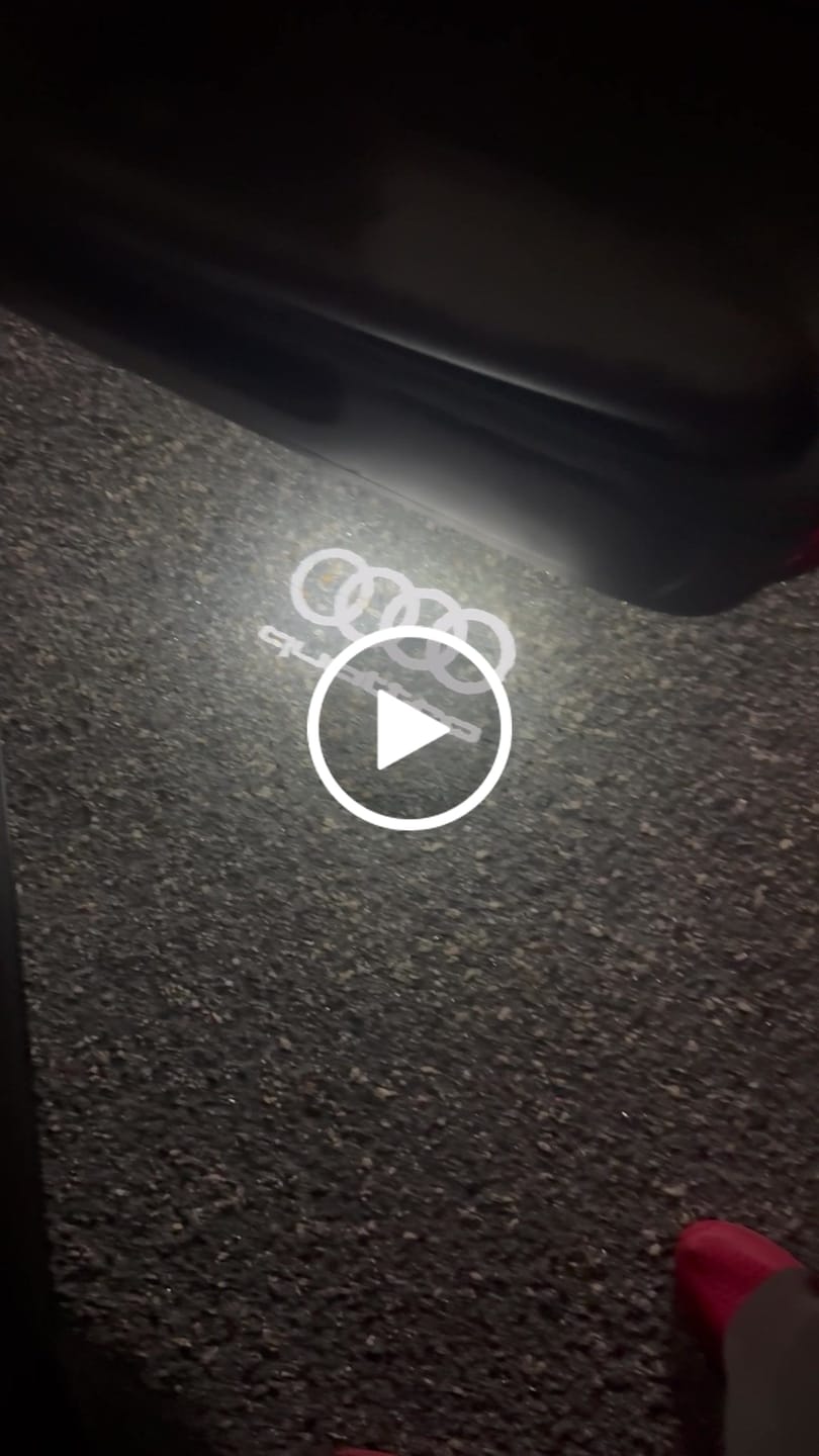 Customer video review of AUDI DOOR LIGHTS