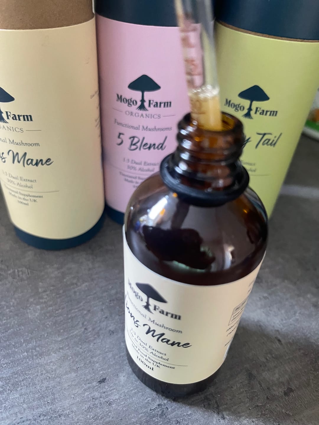 Customer photo review of Lion's Mane Mushroom Tincture
