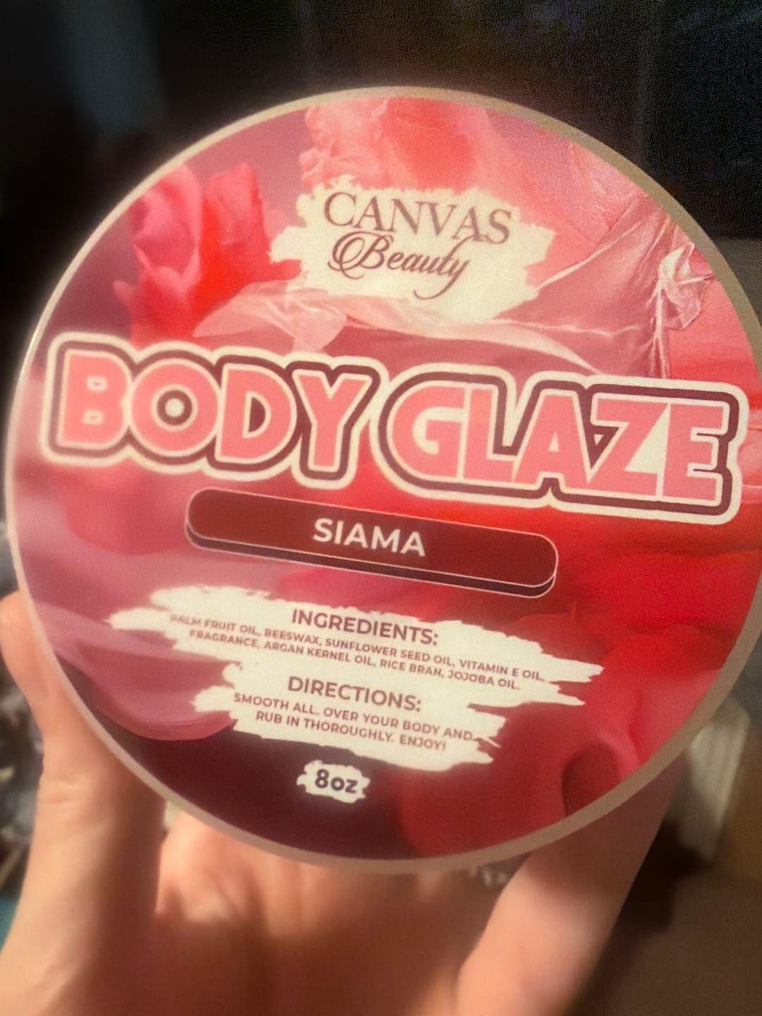 Customer photo review of BODY GLAZE: SIAMA