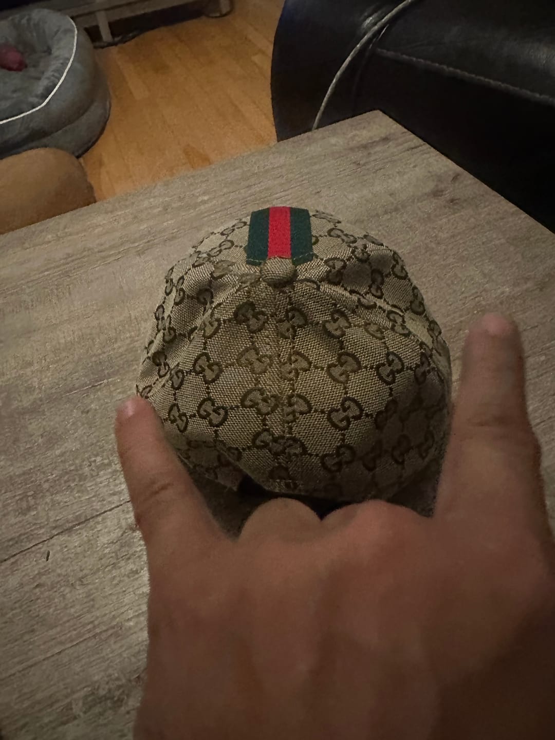Customer photo review of Classic Monogram Baseball Cap - Adjustable Premium Streetwear Hat