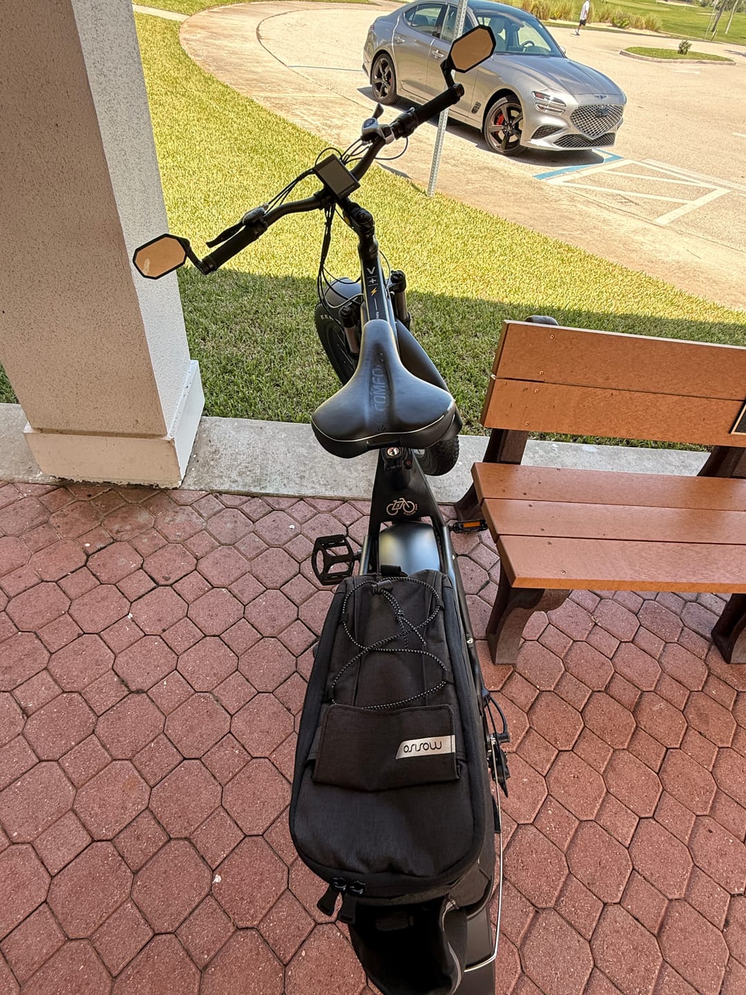Customer photo review of VTUVIA Rear Rack