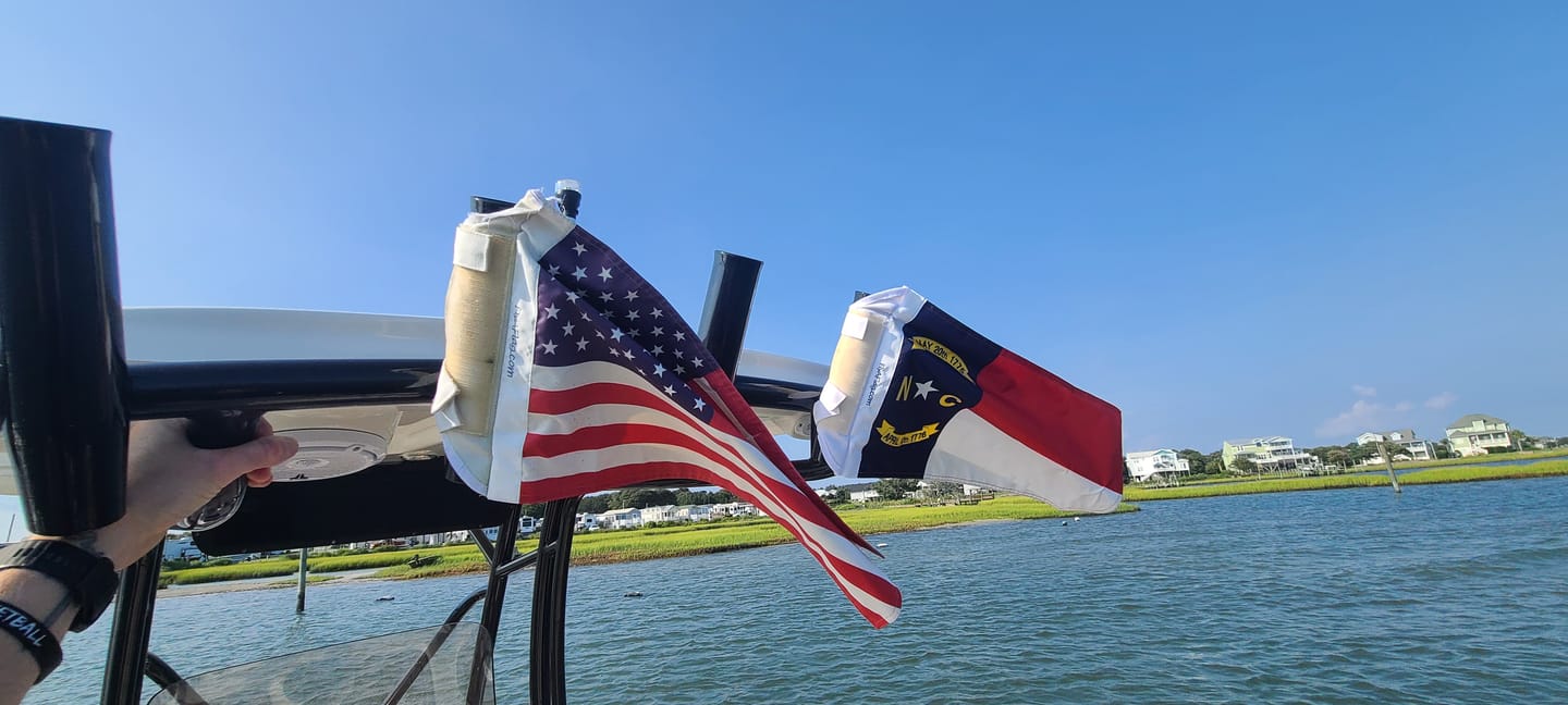 Customer photo of the North Carolina State Flag