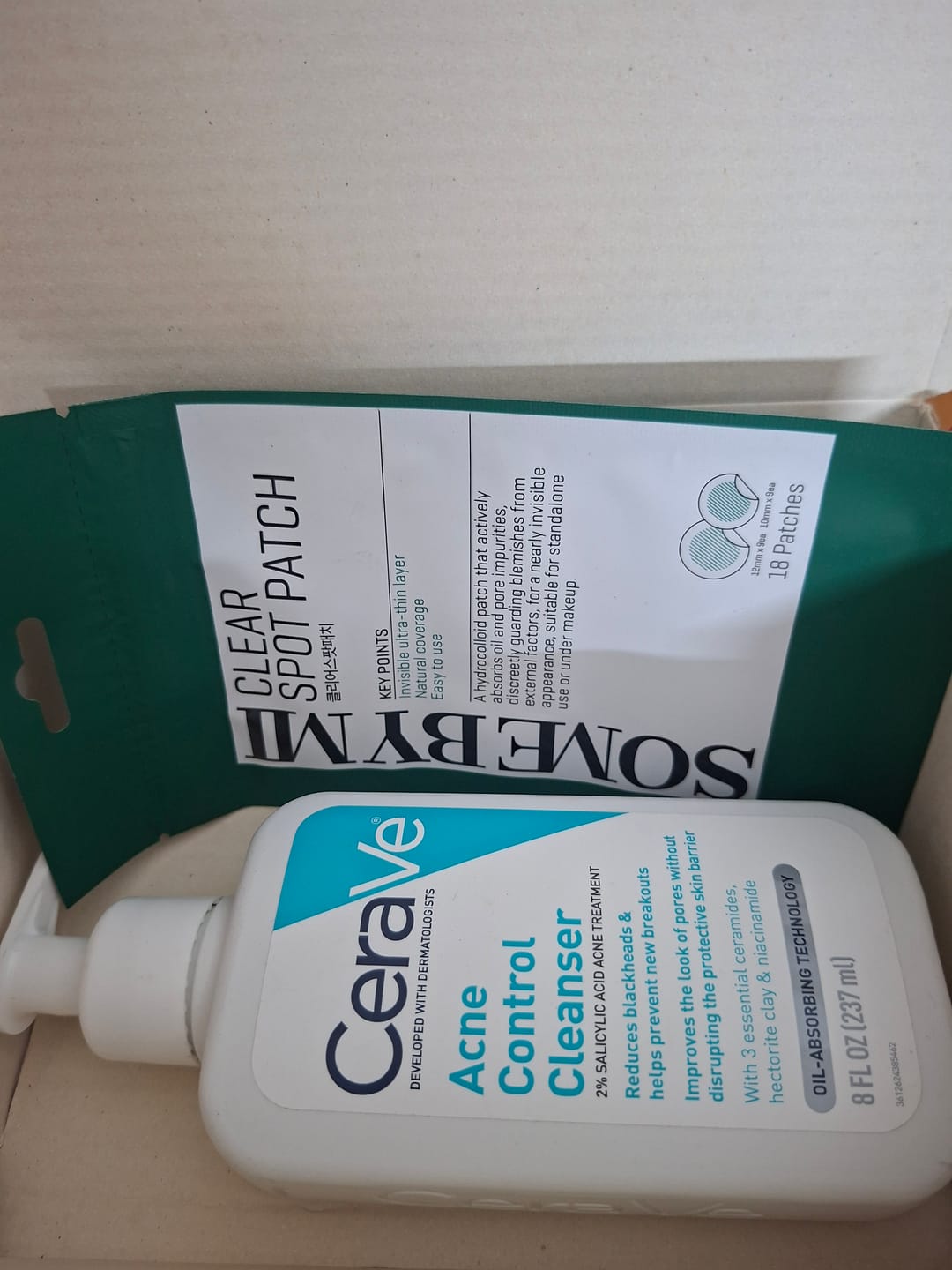 Customer photo review of SOME BY MI 30 Days Miracle Clear Spot Patch
