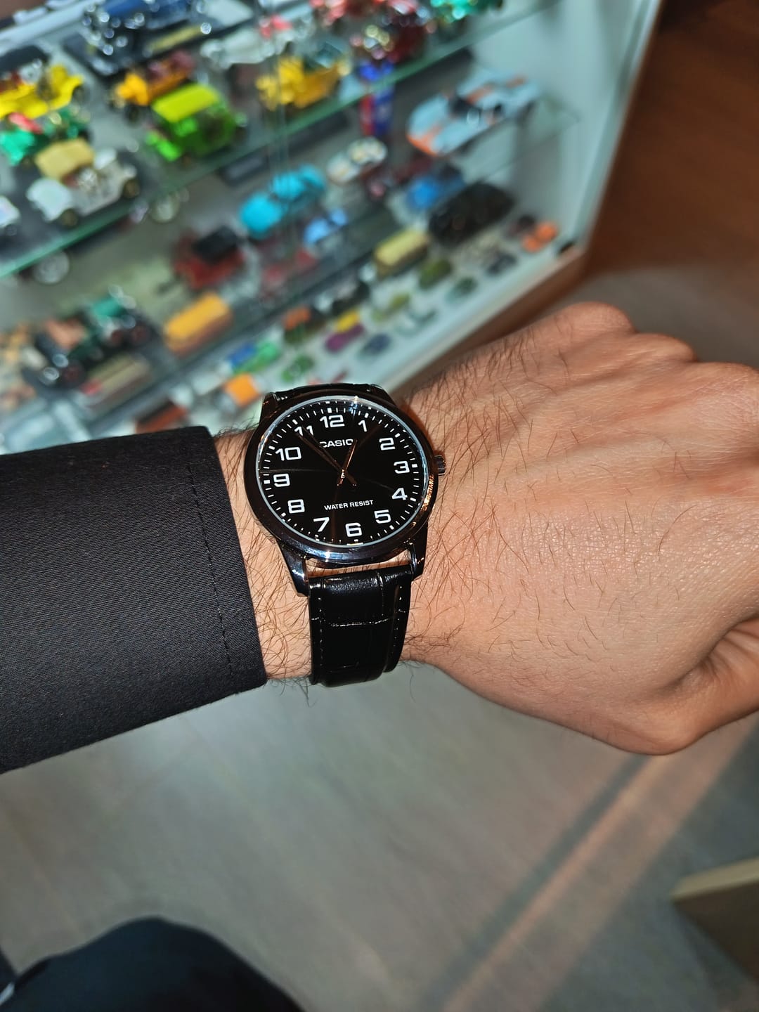 Customer photo review of Reloj Casio Análogo MTP-V001L-1BUDF Negro Correa de Cuero