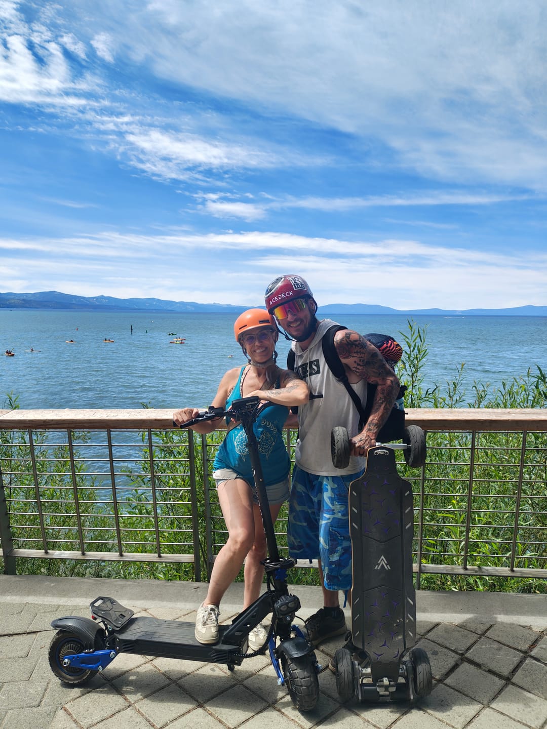 Customer photo review of Acedeck® Nomad N1 Electric Skateboard-Best DKP All-terrain Electric Skateboard