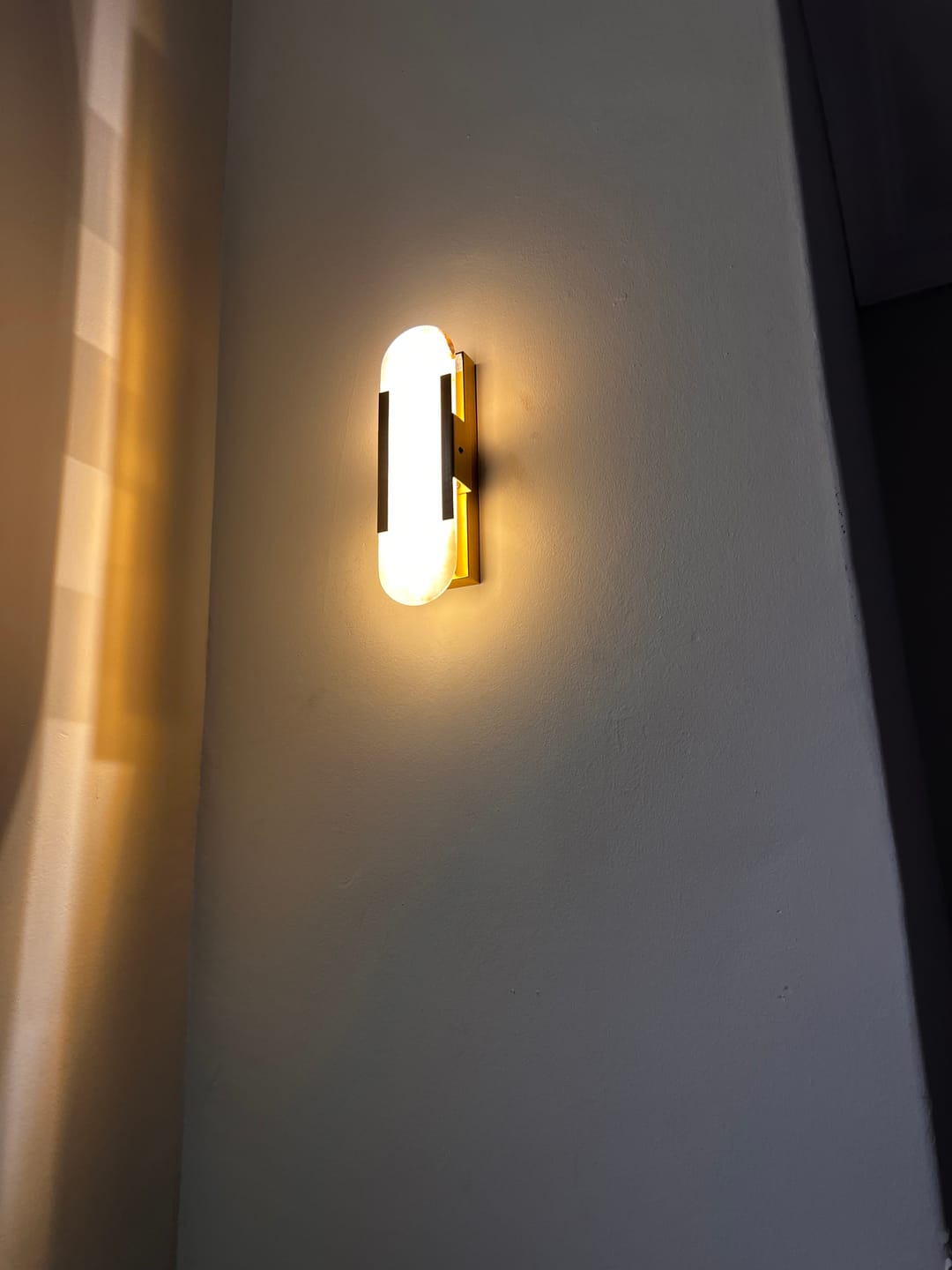 Customer photo review of Gold Retro Wall Light for Bedroom - LED Light South Africa
