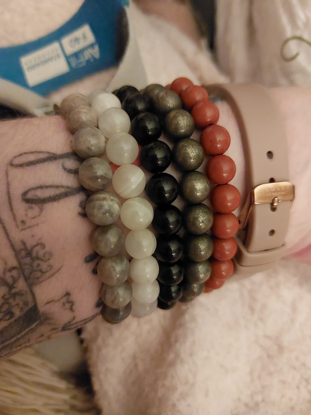 Customer photo review of Pyrite Bracelet