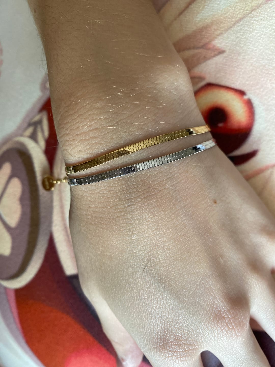 Customer photo review of Lily Gold/Silver Bracelet
