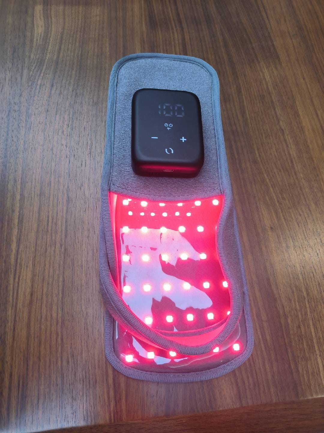 Customer photo review of Theraglow™ Red Light Slippers